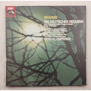 Brahms – Ein Deutsches Requiem LP Klemperer HMV ASD-2789 UK